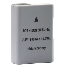 EN-EL14 Compatible Rechargeable Lith-ion Battery f/ Nikon D3200 D5100 D5200