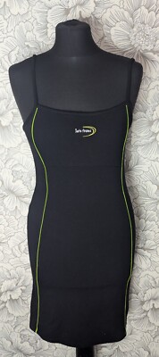  Urban Outfitters iets Frans schwarzes Minikleid Größe Medium neu mit Etikett