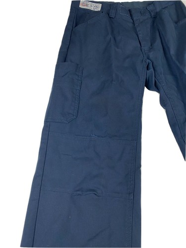 Reinforced Double Knee Work Pants - Red Kap Mechanic Performance Shop Pants Used - Picture 4 of 14