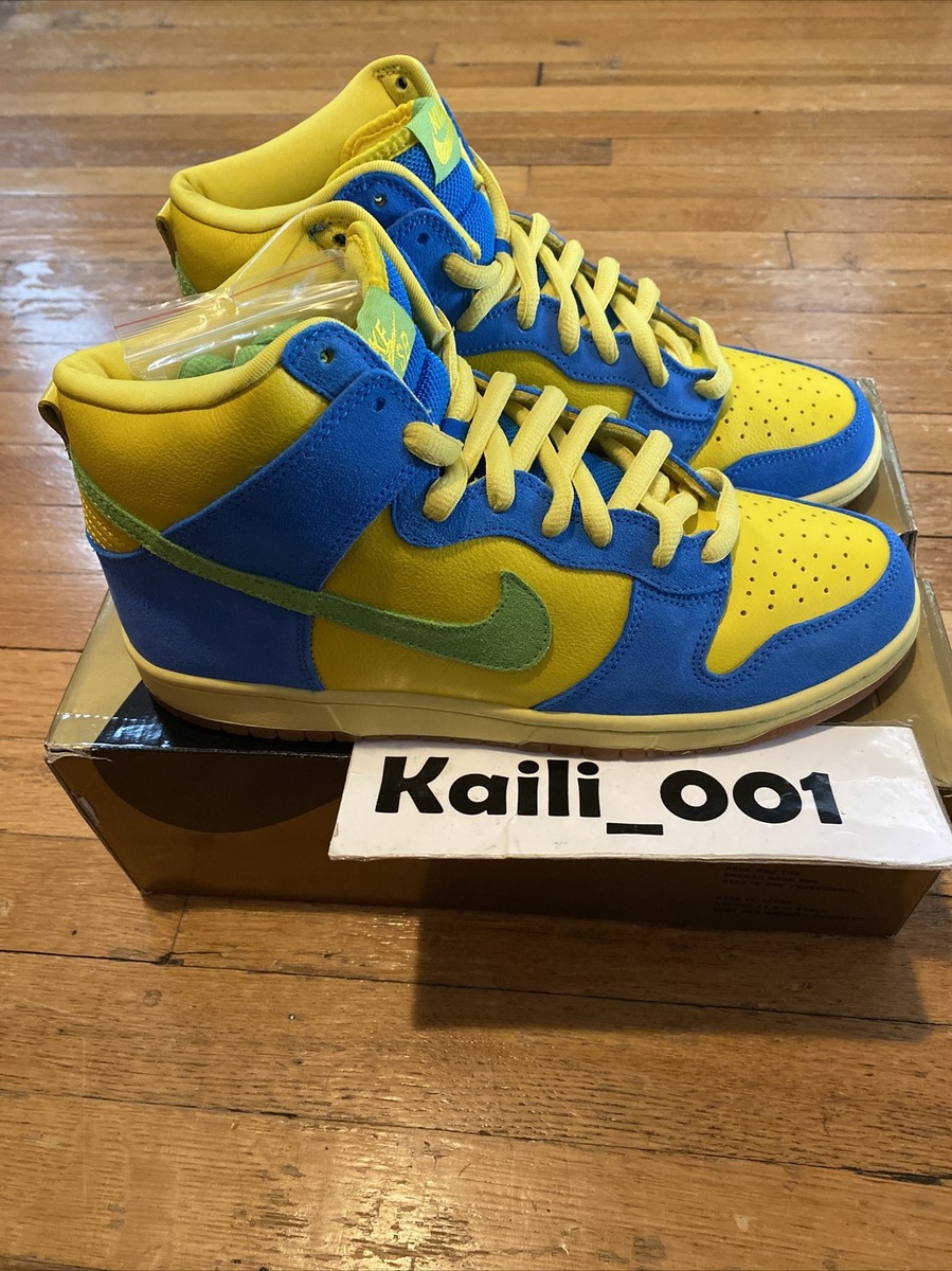 Nike Dunk High Pro SB Size 10 Marge Homer Supreme RESN Premium Huf