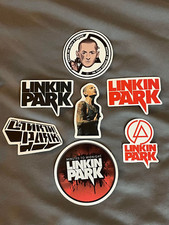 Lot 7 LINKIN PARK 1 1/4" to 3" Band Logo Stickers FAST FREE SHIP Chester