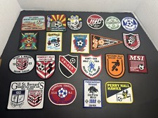 Vintage Lot 21 Soccer Futball FC Club Tournament Sew On Patches