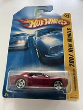 DODGE CHALLENGER CONCEPT 1/64 HOT WHEELS 2007 FIRST EDITIONS 01/36 MAROON