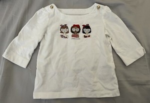 Janie and Jack 3 Girls Tee Shirt Size 12 Months