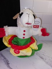 Lambchop in Flower Pot Pop Up Hand Puppet Shari Lewis Aurora 2010 11" Toy Sheri