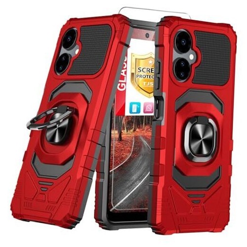 Compatible for Boost Mobile Celero 5G 2024 (3rd Version) Case, with Red