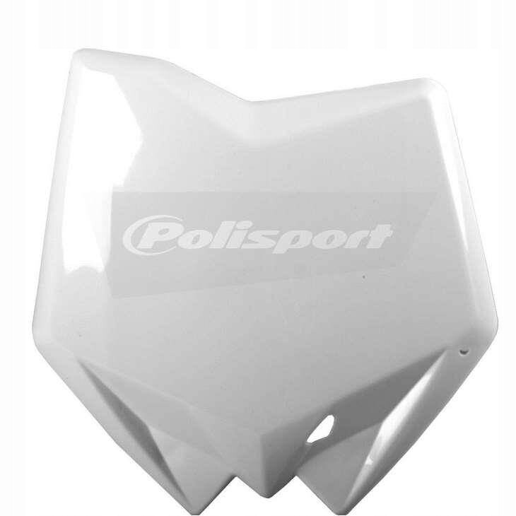 Plastron Husqvarna CR TC 2005-2011 finition blanc pur