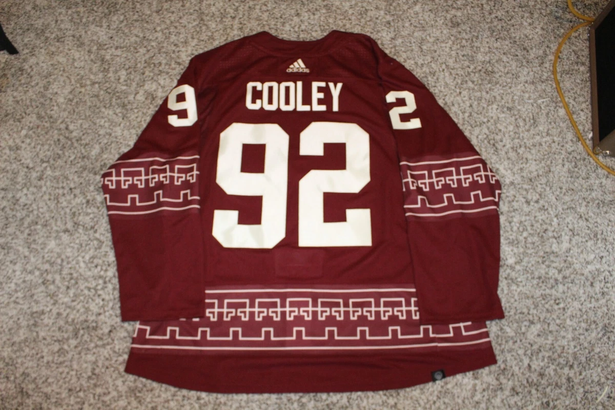 Arizona Coyotes sz 60 Logan Cooley 2023 Alternate Third ADIDAS NHL