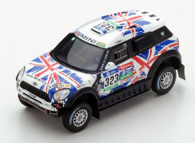 TSM MODEL - MINI All4 Racing #323 X-raid Team Hunt-Schulz 10. Rallye Dakar 20...
