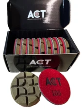 3" 100 Grit Resin Bond Concrete Diamond Polishing Pad Set of 9 Wet or Dry Use