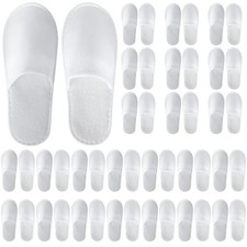 28 Pairs Disposable Slippers For Guests,Bulk Slippers For Hotel,Spa,Travel,Sh...