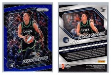 Jessica Shepard Blue Velocity Prizm 2025 Panini Prizm WNBA #137 Minnesota Lynx
