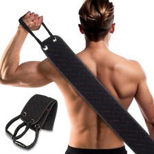 Exfoliating Back Scrubber with Handles, 38.5 Inch Double-Sided Back Exfoliator