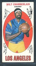 1969-70 Topps Basketball #1 WILT CHAMBERLAIN Los Angeles Lakers ~ POOR torn
