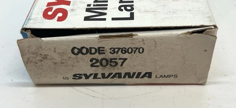 Lámparas miniatura Sylvania 2057 2 cajas (20) en total Foto 2 de 3