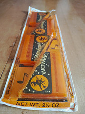 Wowee Halloween Noisemakers Whistles Set, 4-Pack Orange & Black. New In Package
