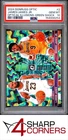 2024 DONRUSS OPTIC OPTICAL ILLUSIONS GREEN SHOCK PRIZM LEBRON JAMES #/149 PSA 10