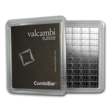 Valcambi 100x1g Silver CombiBar 100g .999 Fine Sealed Assay Pack