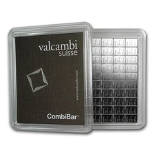 Valcambi 100x1g Silver CombiBar 100g .999 Fine Sealed Assay Pack