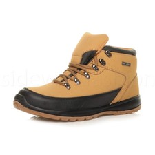 Mens leather steel toe cap work ppe safety ankle boots hi-top trainers size