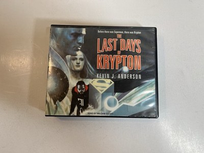 The Last Days of Krypton Audiobook CDs 2007 Kevin J. Anderson RARE Ex-Library