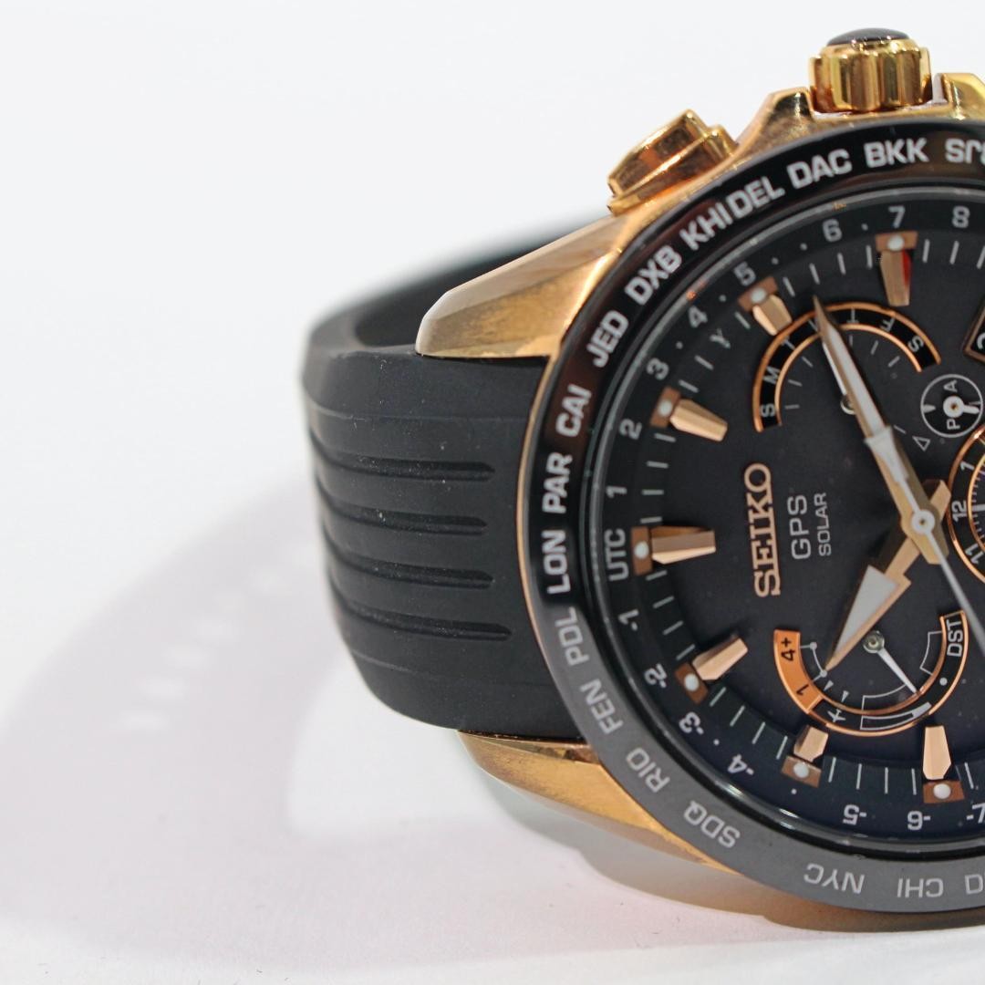 Seiko Astron SBXB055 GPS Solar Radio Black Dial | eBay