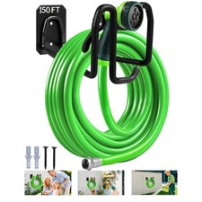 Soporte para manguera de jard n de pared, resistente, para mangueras de agua
