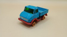 Vtg. 1967 Matchbox/Lesney 49b; Mercedes-Benz Unimog; Blue, Red Base, Yellow...