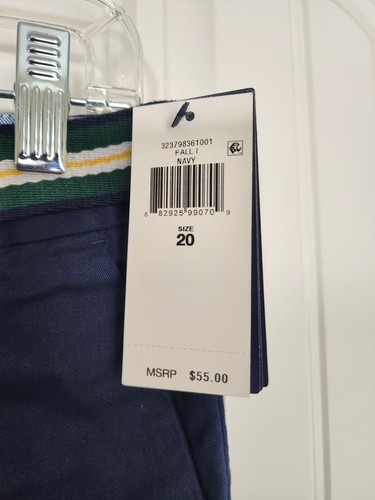 Polo Ralph Lauren Khakis Dressy Pants & Belt / 20 / Navy / NWT - Picture 3 of 4