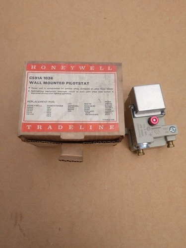 Super Tradeline Honeywell C591A 1036 Wall Mounted Pilotstat BRAND NEW NOS