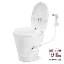 RV Toilet, 18.5  Residential Height, Soft Close Seat  Cover, Deeper Bowl 