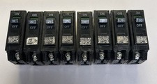 GENERAL ELECTRIC,THQL1120,CIRCUIT BREAKER 20A 120/240V 1P LOT OF 8
