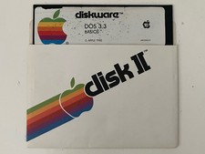 Vintage 1980 Apple II Diskware DOS 3.3 Basics 680-0052-01