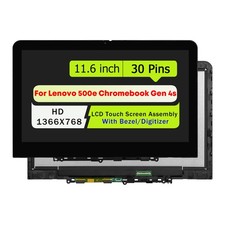 LCD Touch Screen Display Assembly For Lenovo 500e Chromebook Gen 4s 5M11Q54438