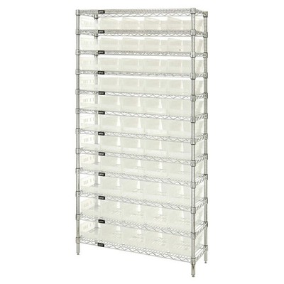 Quantum Storage Systems - WR12-106CL - QUANTUM STORAGE SYSTEMS Bin Shelving: 36