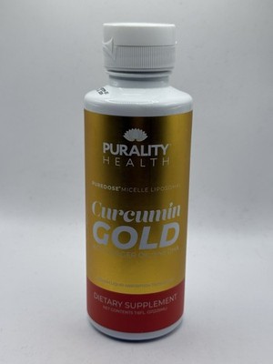 Purality Health Curcumin GOLD Micelle Liposomal w/ Ginger Oil & DHA - 7.6 oz