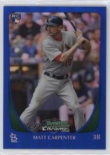 2011 Bowman Draft Chrome Blue Refractor /199 Matt Carpenter #14 g2u