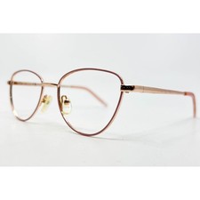 Exclusive Eyeglasses Womens Pink New Cat Eye Metal Frame 47-16-130