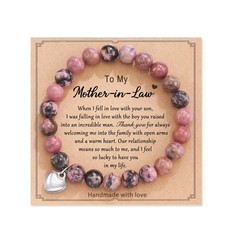 Mother In Law Gifts from Daughter In Law, Christmas Mothers Day Gifts Bracelet J
