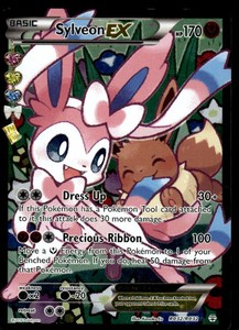 2016 Pokemon Generations - Radiant Collection RC32 Sylveon ex Heavy Play