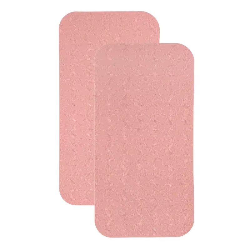 Estera de Yoga Hogar Fitness Placa Soporte Estera de Ejercicio Tpe Espesamiento Deportes Antideslizante