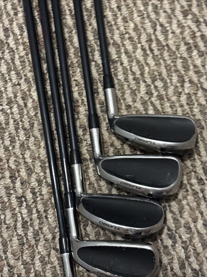 Lote de 5 palos de golf Cleveland Launcher HB Turbo 5 6 7 8 9 hierros para diestros Foto 3 de 4