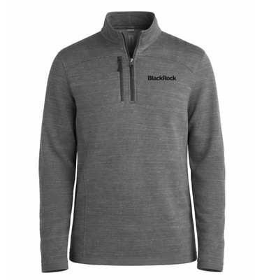 NWT 100% Authentic BlackRock Asset Management Deluxe Finance Pullover Gray L