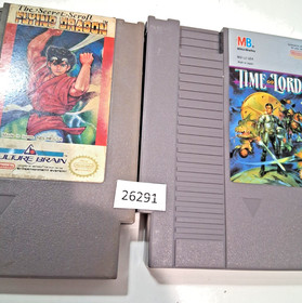 2 Videojuegos Retro Nintendo NES Time Lord, Flying Dragon the Secret 26291 wt11