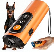 Dog Bark Deterrent Device - Rechargeable Ultrasonic Anti Barking Device for D...