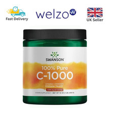 Swanson Vitamin C Powder 100% Pure 1000mg 16 oz Ascorbic Acid Supplement