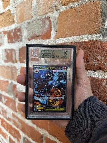 BGS 10 PRISTINE MEGA CHARIZARD X EX SIR 125/094 LOW POP