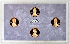 (4-Piece Proof Set) 2009-S 1C Lincoln Bicentennial Cents Set