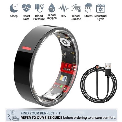 Smart Ring Gen 2 Health Fitness Tracker Heart Rate Blood Oxygen Sleep Monitor