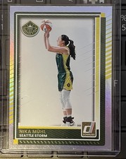 2025 Panini Donruss WNBA Nika Muhl Silver Holo Seattle Storm #81